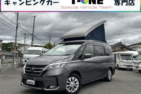 日産ピーズフィールドクラフト製　P-SV　ポップアップルーフ　就寝4名　FFヒーター